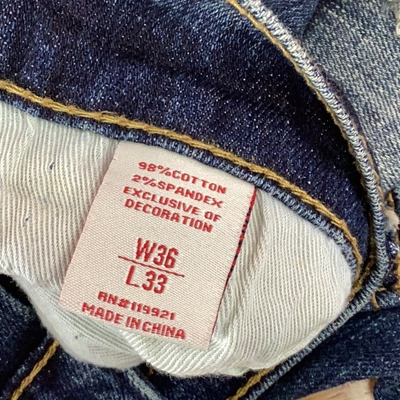 Men’s Decibel Distressed Jeans - Picture 12 of 12